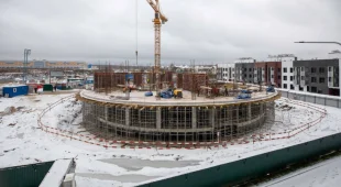 Глава Подольска проверил строительство детского сада в ЖК «Новая Щербинка»